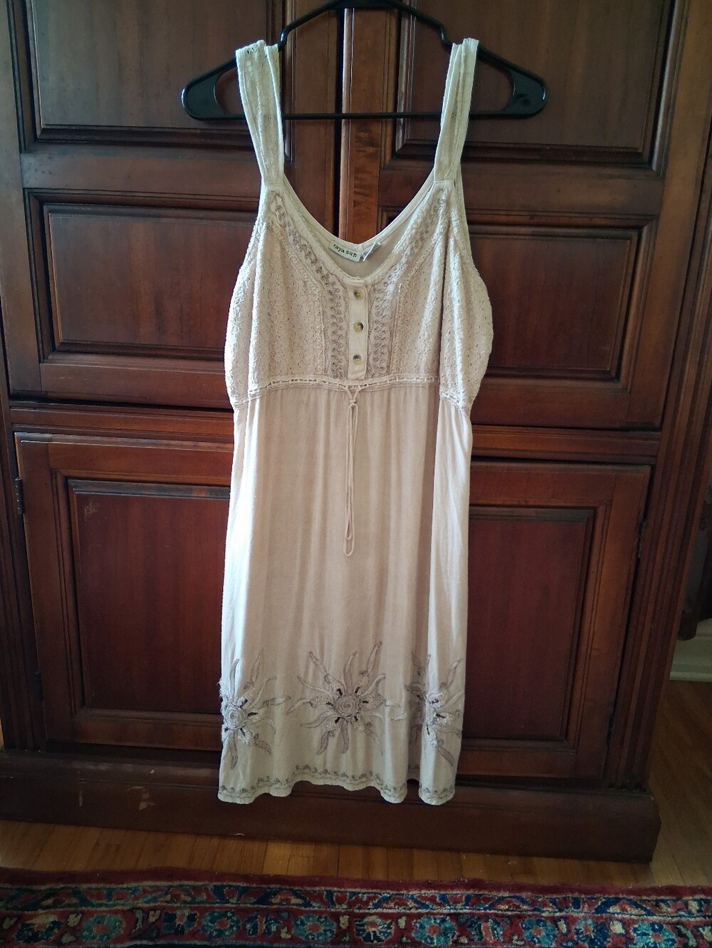 Raya Sun Embroidered Mini Dress